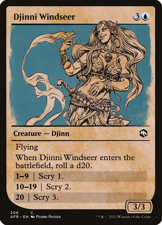 MTG Card Title: Djinni Windseer AFR/306