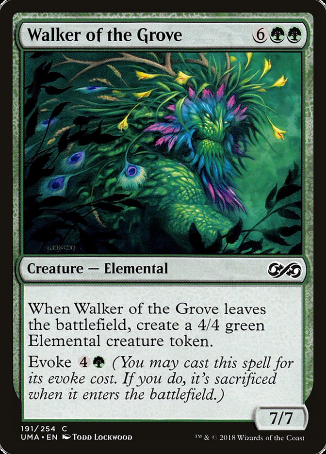 MTG Card Title: Walker of the Grove UMA/191