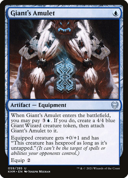 MTG Card Title: Giant's Amulet KHM/59