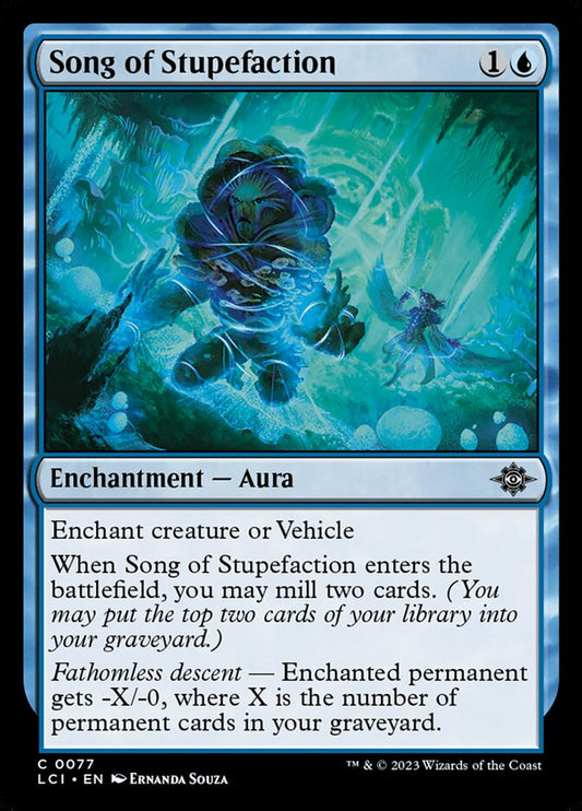 MTG Card Title: Song of Stupefaction LCI/77