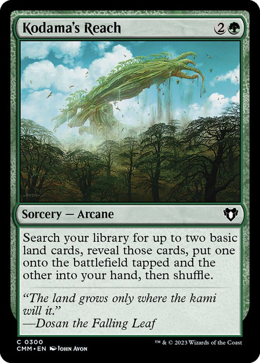MTG Card Title: Kodama's Reach CMM/300