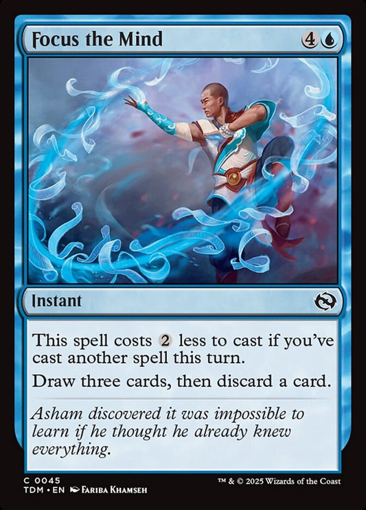 MTG Card Title: Focus the Mind TDM/45