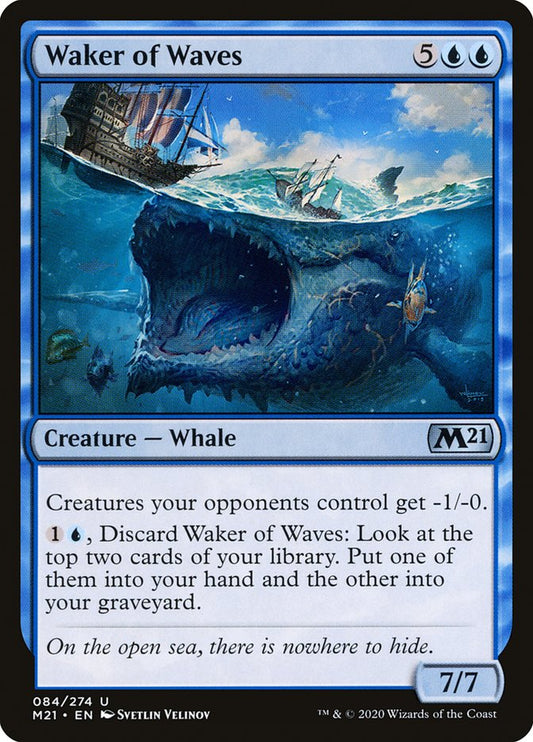 MTG Card Title: Waker of Waves M21/84
