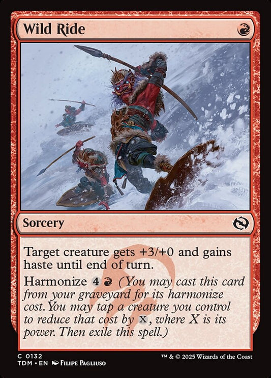 MTG Card Title: Wild Ride TDM/132