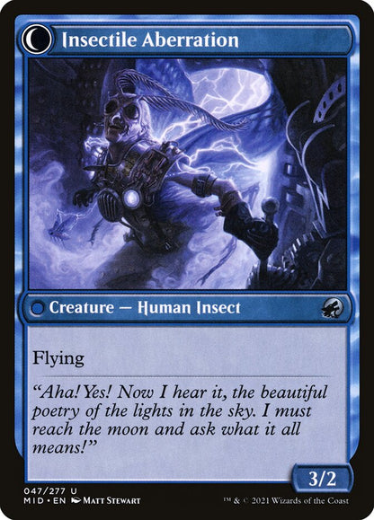 Delver of Secrets // Insectile Aberration MID/47