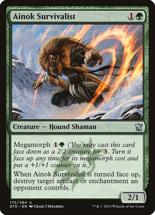 MTG Card Title: Ainok Survivalist DTK/172