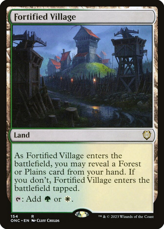 MTG Card Title: Fortified Village ONC/154