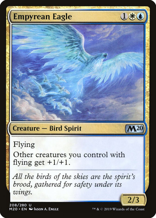 MTG Card Title: Empyrean Eagle M20/208