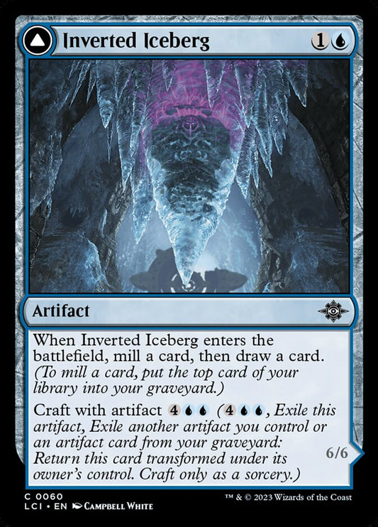 MTG Card Title: Inverted Iceberg // Iceberg Titan LCI/60