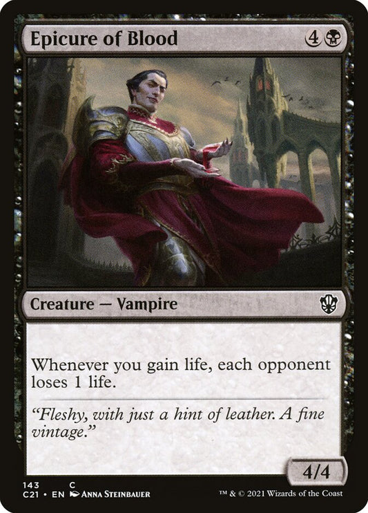 MTG Card Title: Epicure of Blood C21/143