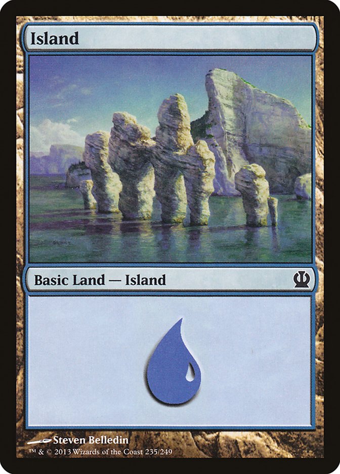 MTG Card Title: Island THS/235