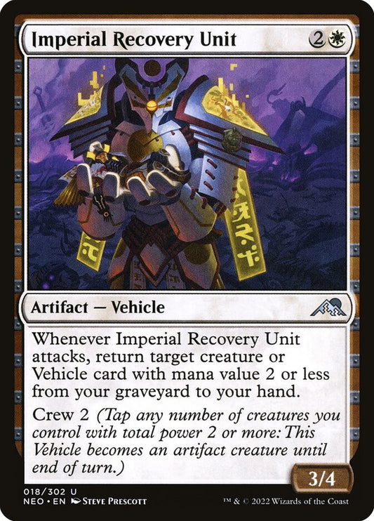MTG Card Title: Imperial Recovery Unit NEO/18