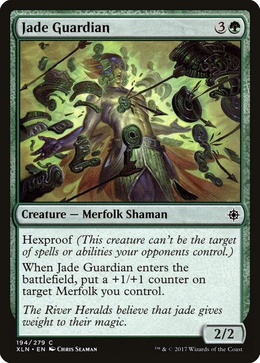 MTG Card Title: Jade Guardian XLN/194