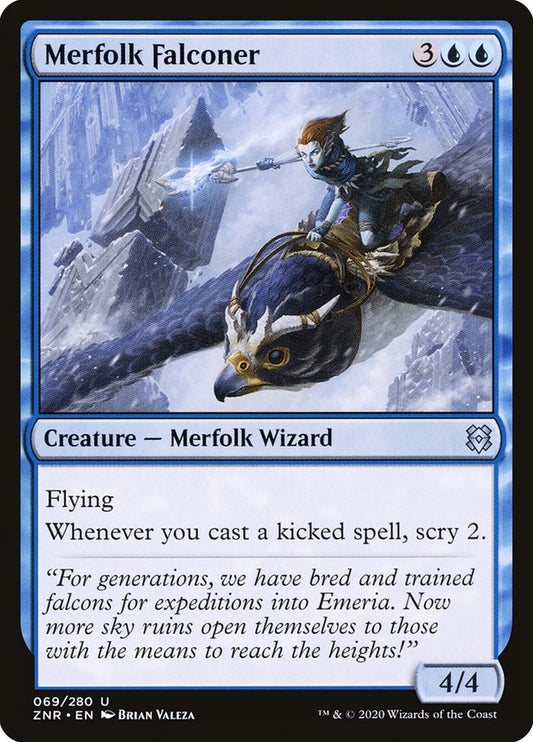 MTG Card Title: Merfolk Falconer ZNR/69