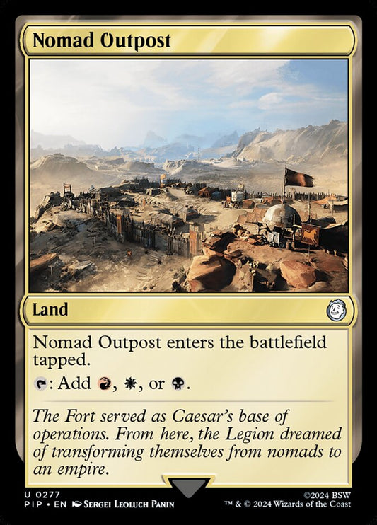 MTG Card Title: Nomad Outpost PIP/277
