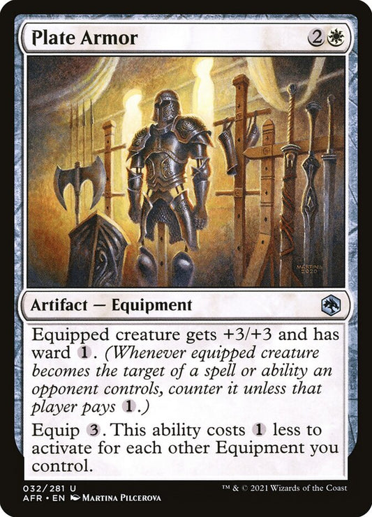 MTG Card Title: Plate Armor AFR/32