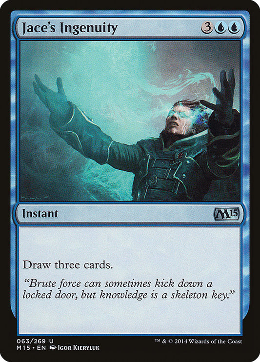 MTG Card Title: Jace's Ingenuity M15/63