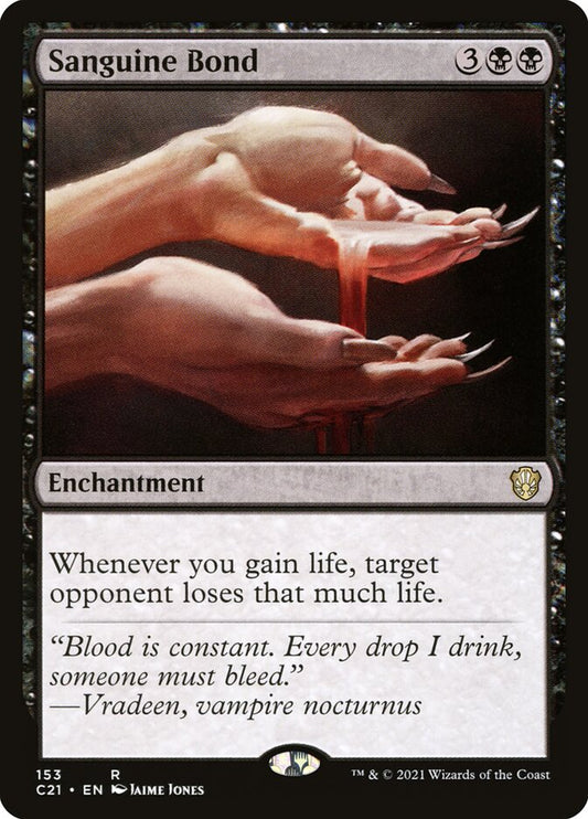 MTG Card Title: Sanguine Bond C21/153