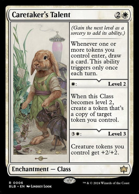 MTG Card Title: Caretaker's Talent BLB/6