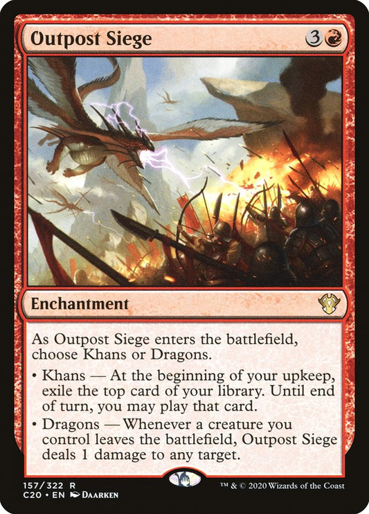 MTG Card Title: Outpost Siege C20/157