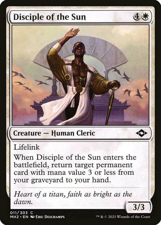 MTG Card Title: Disciple of the Sun MH2/11