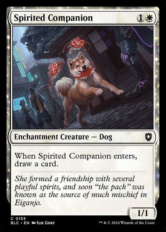 MTG Card Title: Spirited Companion BLC/155