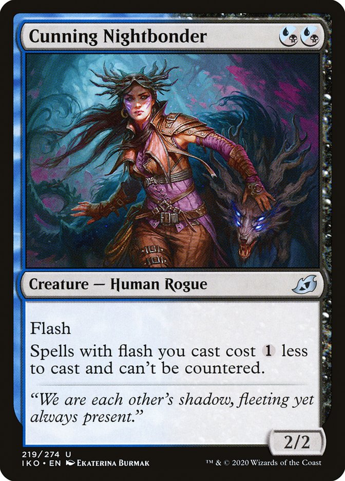MTG Card Title: Cunning Nightbonder IKO/219