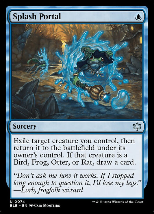 MTG Card Title: Splash Portal BLB/74