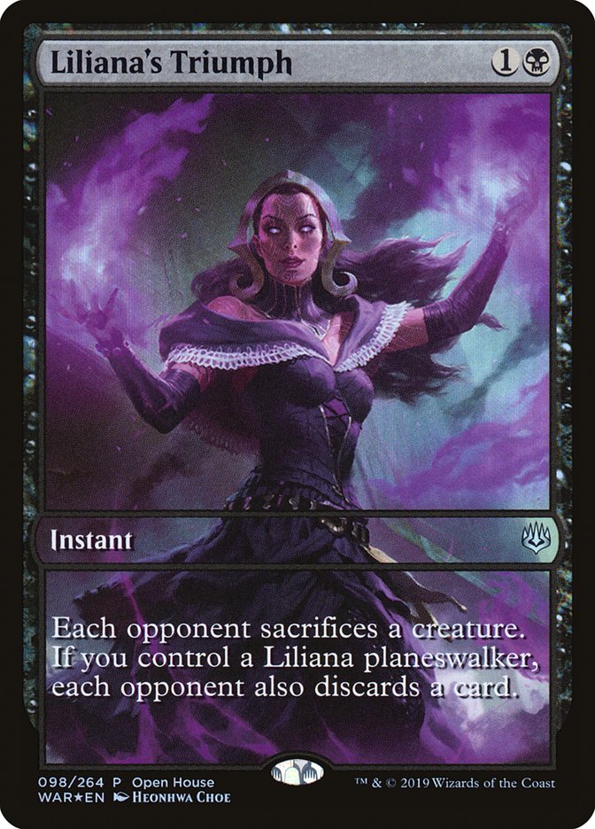 MTG Card Title: Liliana's Triumph PWAR/98