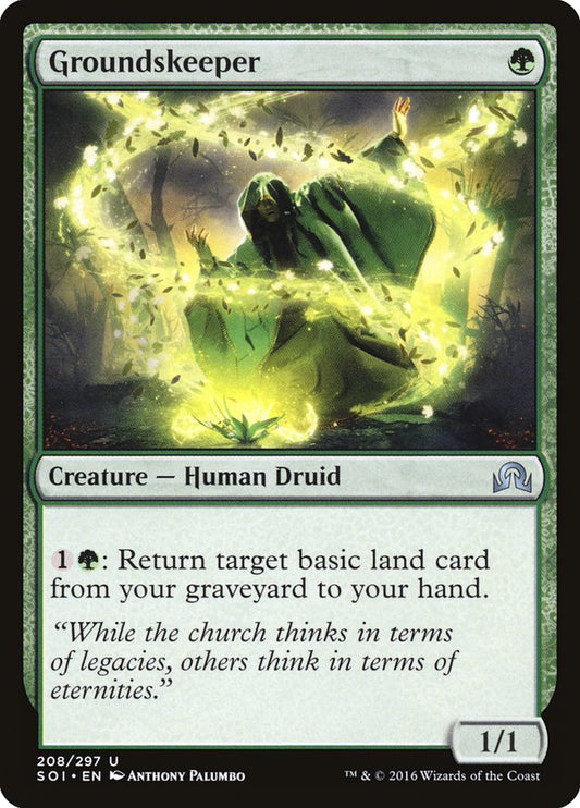 MTG Card Title: Groundskeeper SOI/208