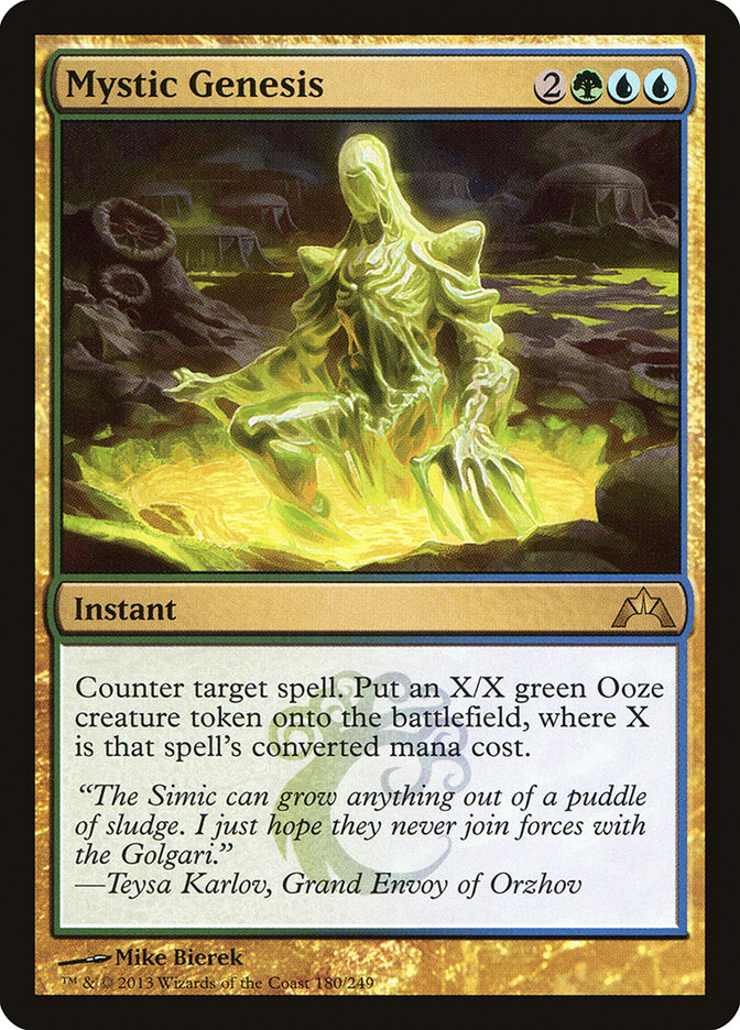 MTG Card Title: Mystic Genesis GTC/180