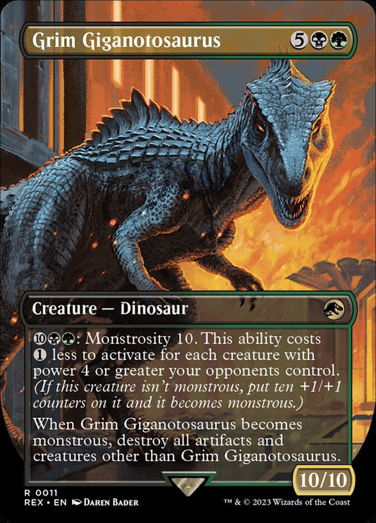 MTG Card Title: Grim Giganotosaurus REX/11