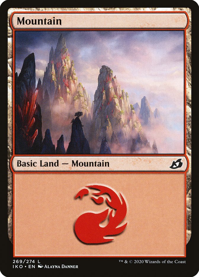 MTG Card Title: Mountain IKO/269