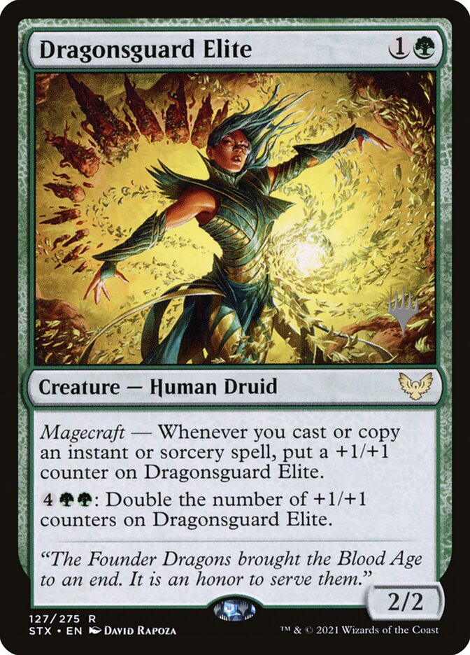 MTG Card Title: Dragonsguard Elite PSTX/127p