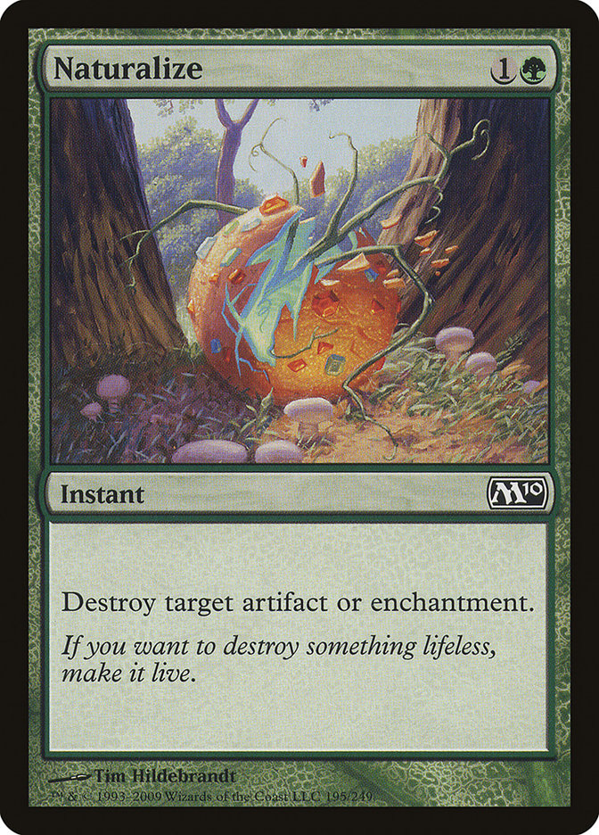 MTG Card Title: Naturalize M10/195