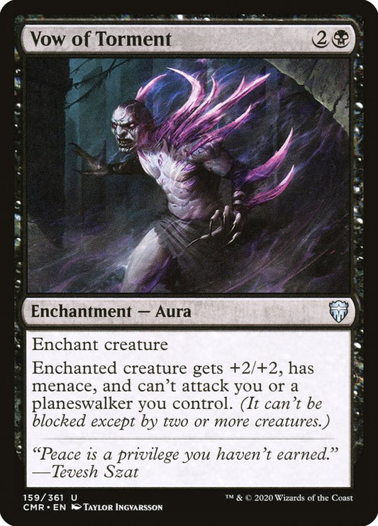 MTG Card Title: Vow of Torment CMR/159