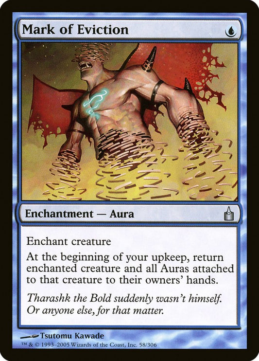MTG Card Title: Mark of Eviction RAV/58