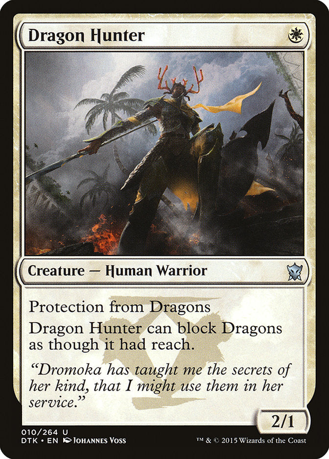 MTG Card Title: Dragon Hunter DTK/10