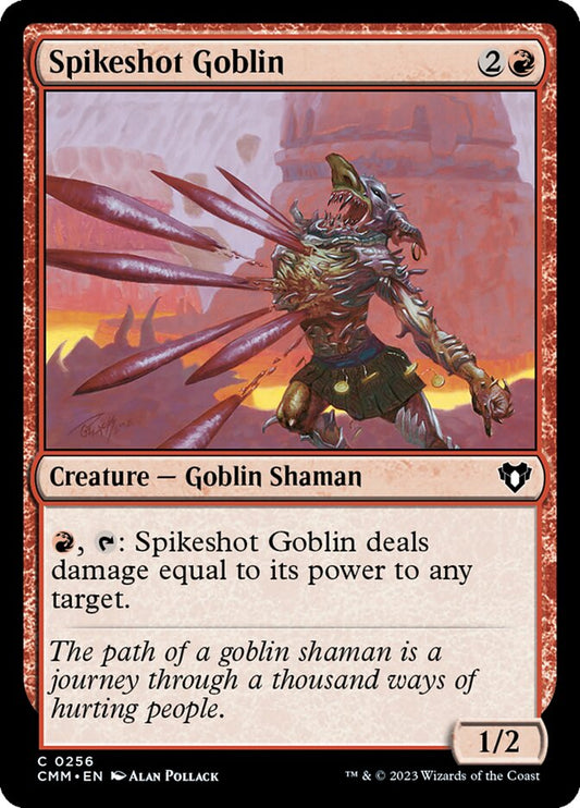 MTG Card Title: Spikeshot Goblin CMM/256