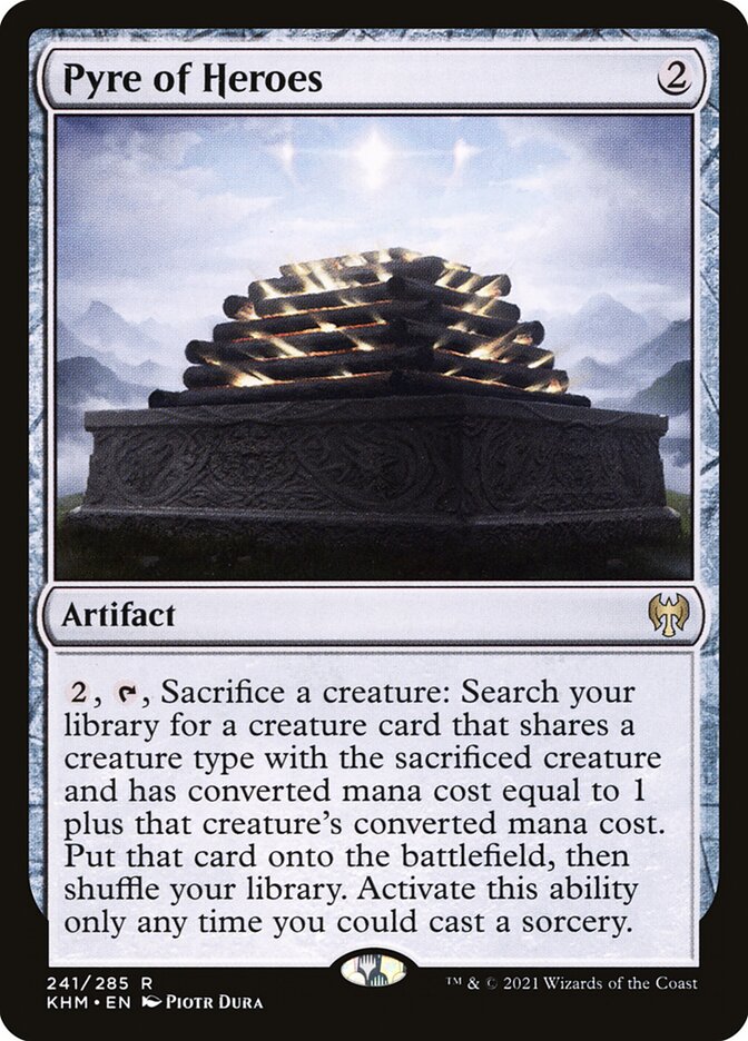 MTG Card Title: Pyre of Heroes KHM/241