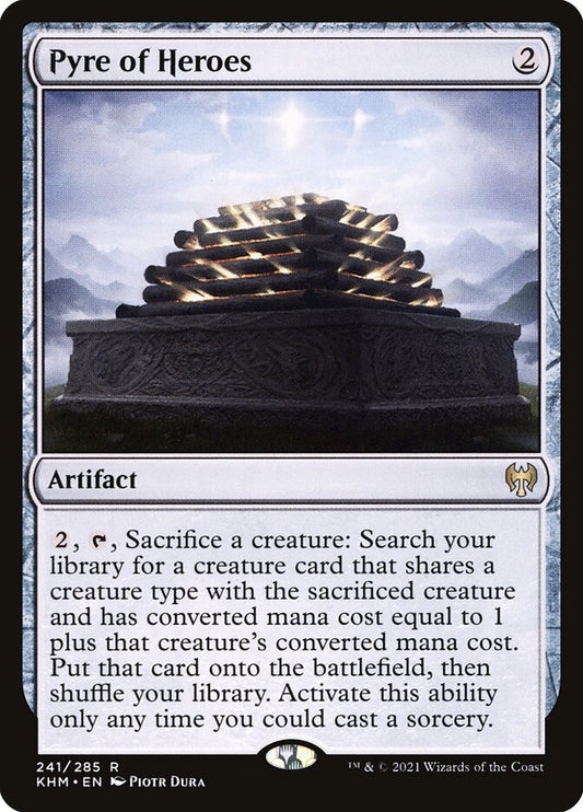 MTG Card Title: Pyre of Heroes KHM/241