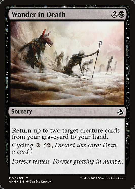 MTG Card Title: Wander in Death AKH/115