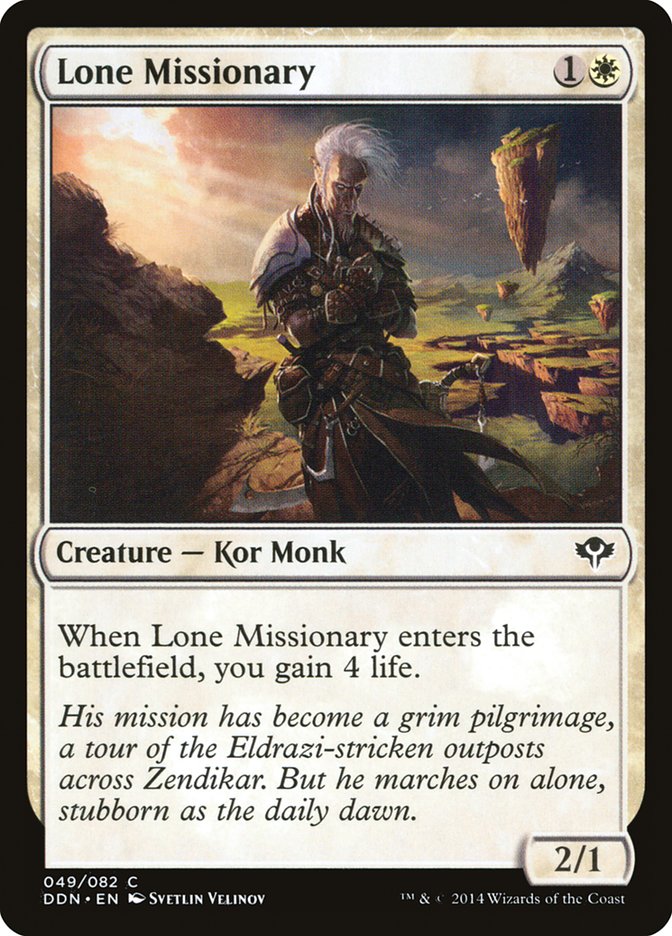 MTG Card Title: Lone Missionary DDN/49