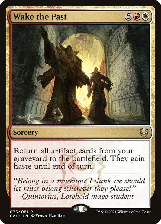 MTG Card Title: Wake the Past C21/75