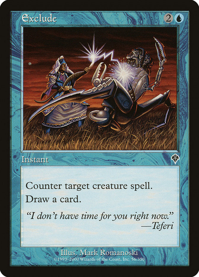 MTG Card Title: Exclude INV/56