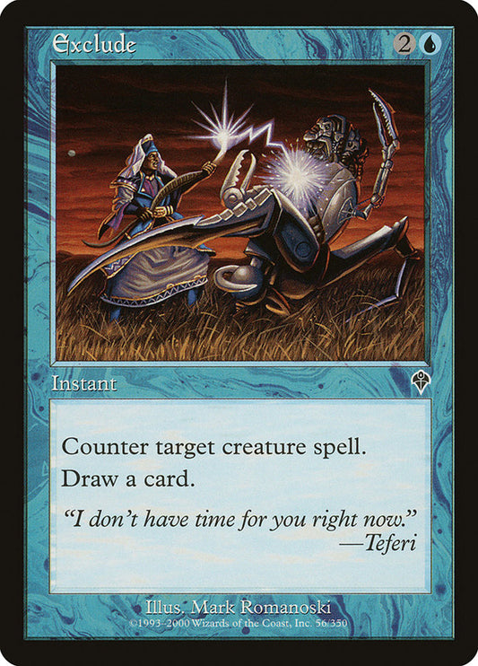 MTG Card Title: Exclude INV/56