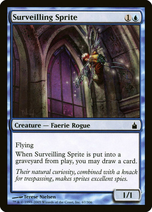 MTG Card Title: Surveilling Sprite RAV/67