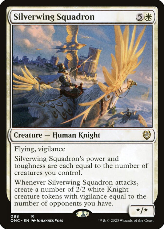 MTG Card Title: Silverwing Squadron ONC/88