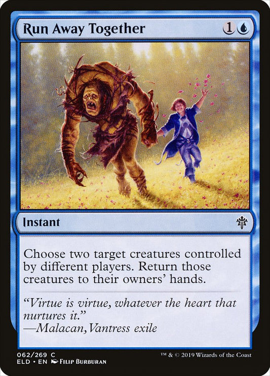 MTG Card Title: Run Away Together ELD/62