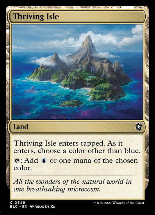 MTG Card Title: Thriving Isle BLC/349